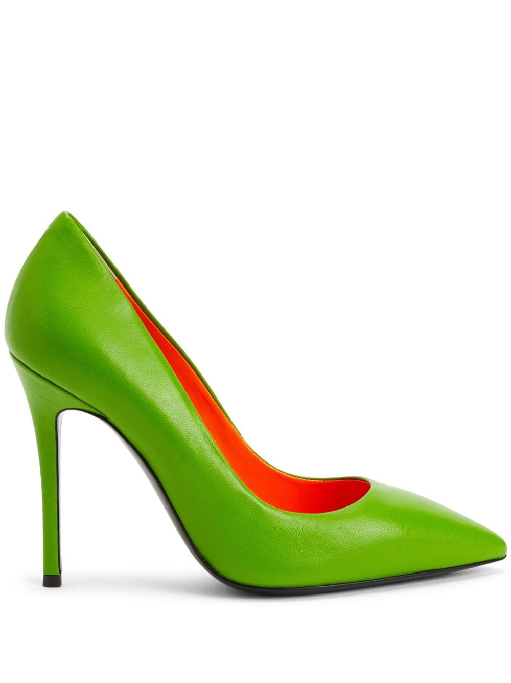 Giuseppe Zanotti Lucrezia 105mm leather pumps - Green von Giuseppe Zanotti