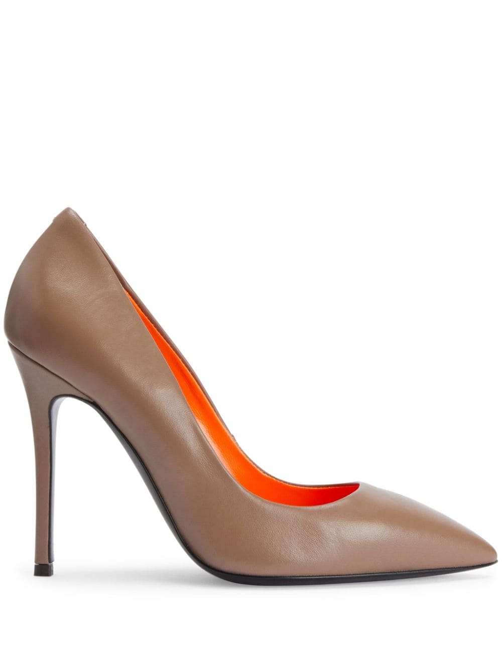 Giuseppe Zanotti Lucrezia 105mm leather pumps - Grey von Giuseppe Zanotti