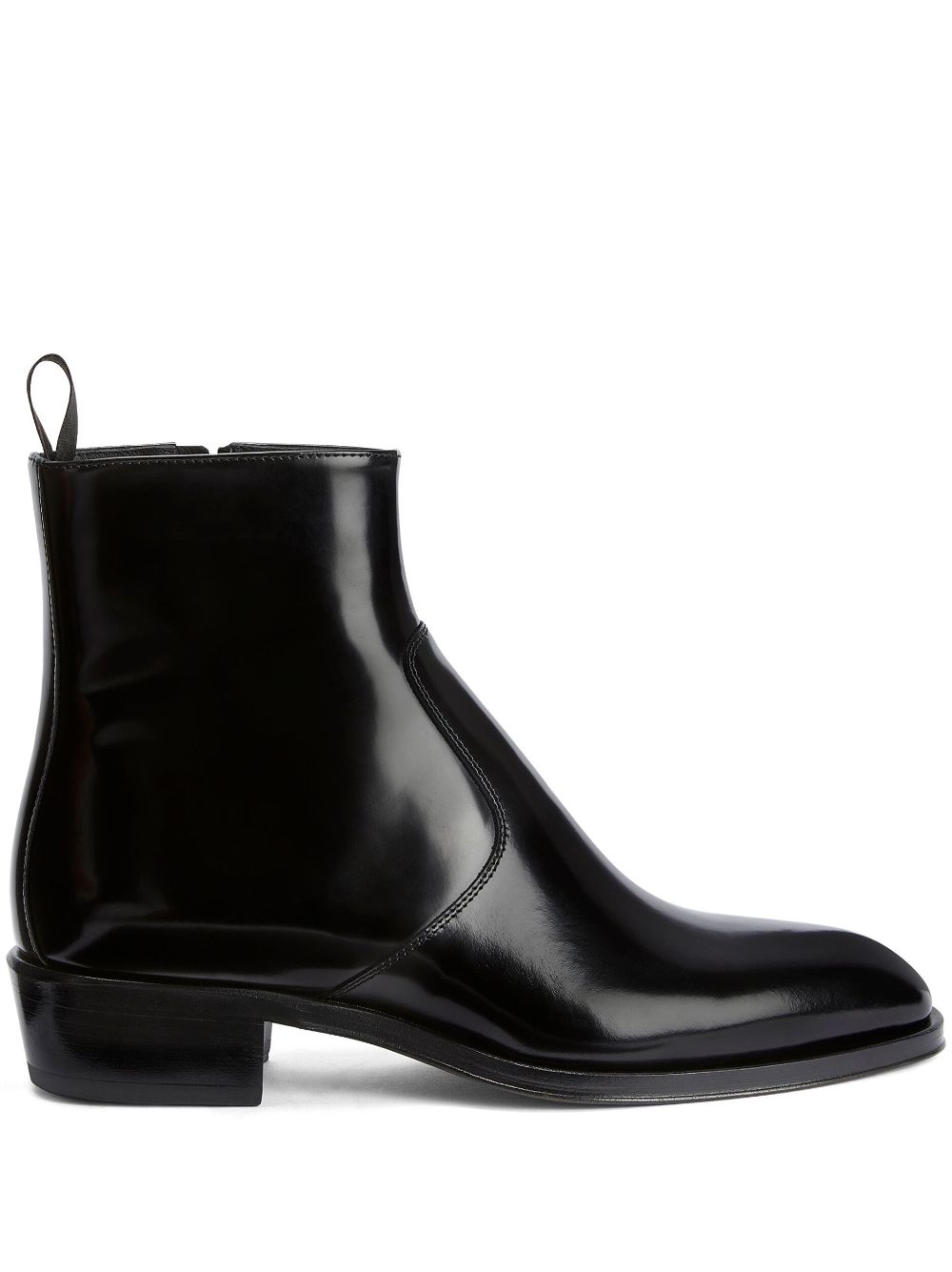 Giuseppe Zanotti Ludhovic leather boots - Black von Giuseppe Zanotti