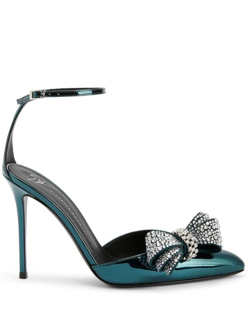 Giuseppe Zanotti Mahrtina 105mm leather sandals - Green von Giuseppe Zanotti