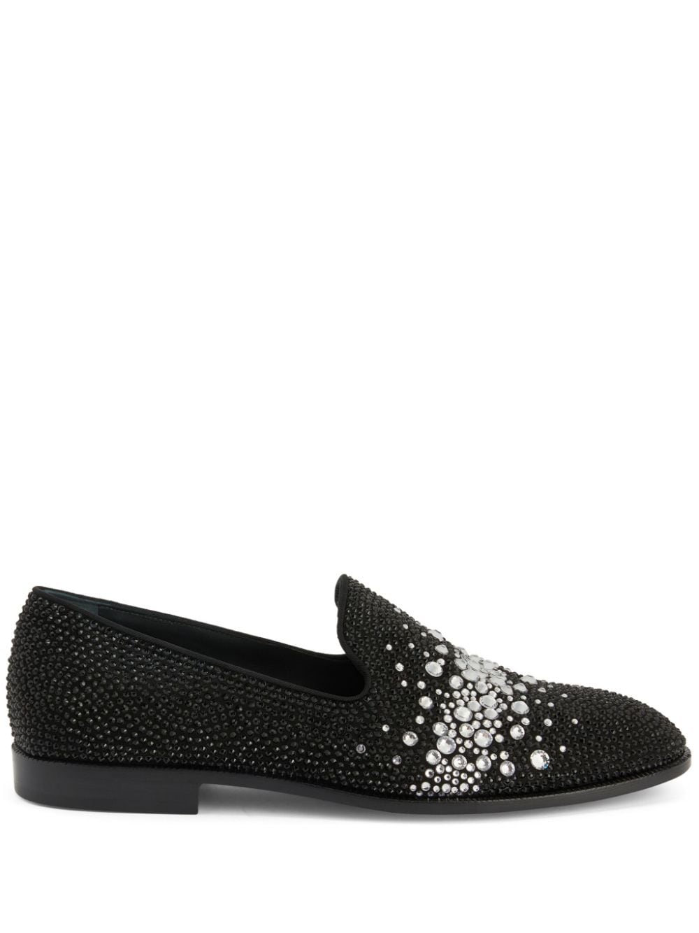 Giuseppe Zanotti Marthinique rhinestone-embellished loafers - Black von Giuseppe Zanotti