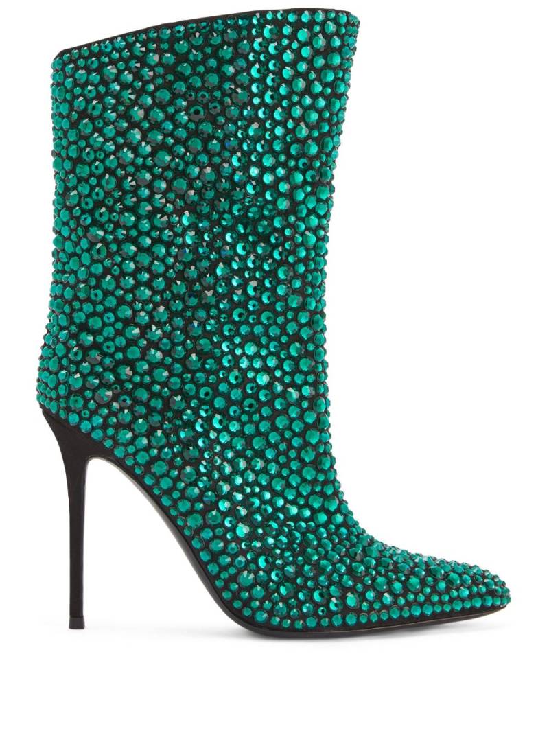 Giuseppe Zanotti Merissa crystal-embellished boots - Green von Giuseppe Zanotti