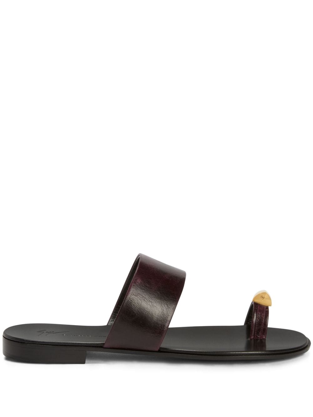 Giuseppe Zanotti Norbert leather sandals - Brown von Giuseppe Zanotti