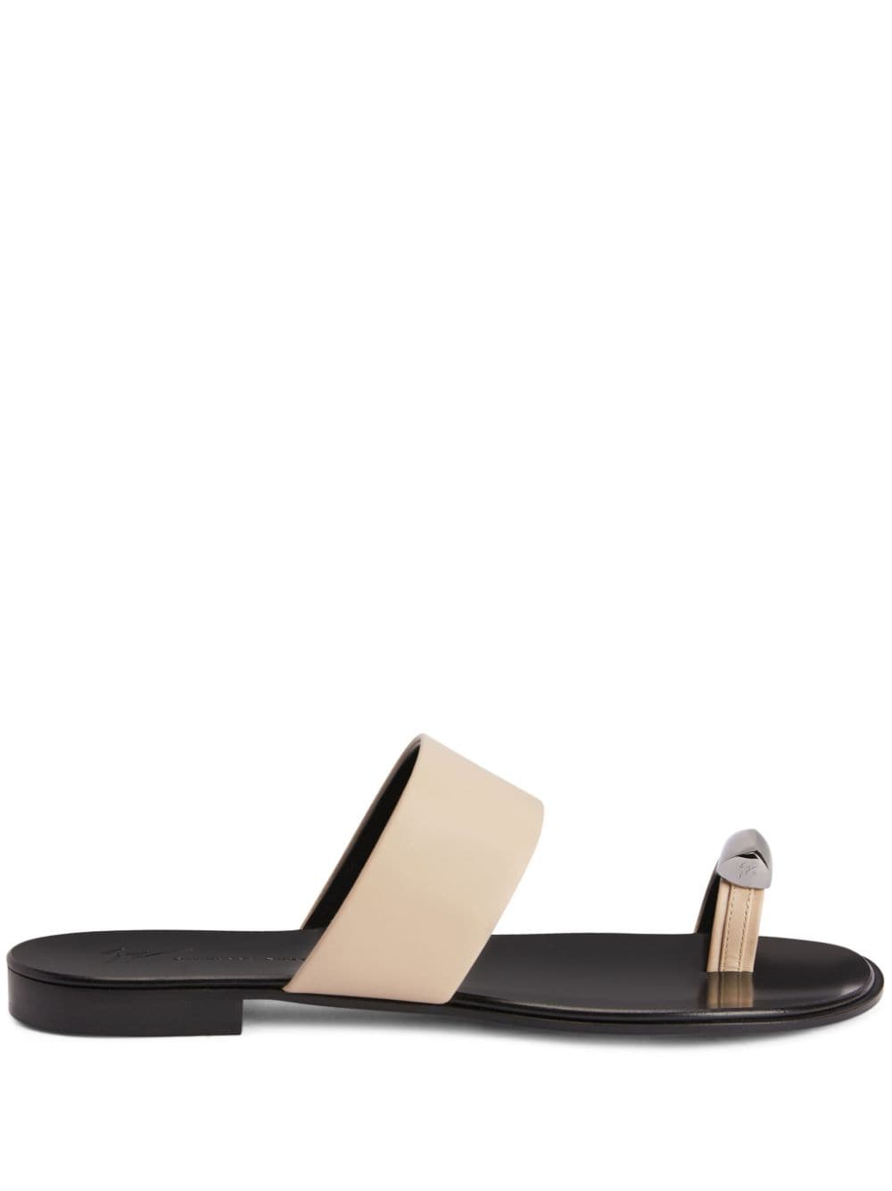 Giuseppe Zanotti Norbert leather sandals - Neutrals von Giuseppe Zanotti