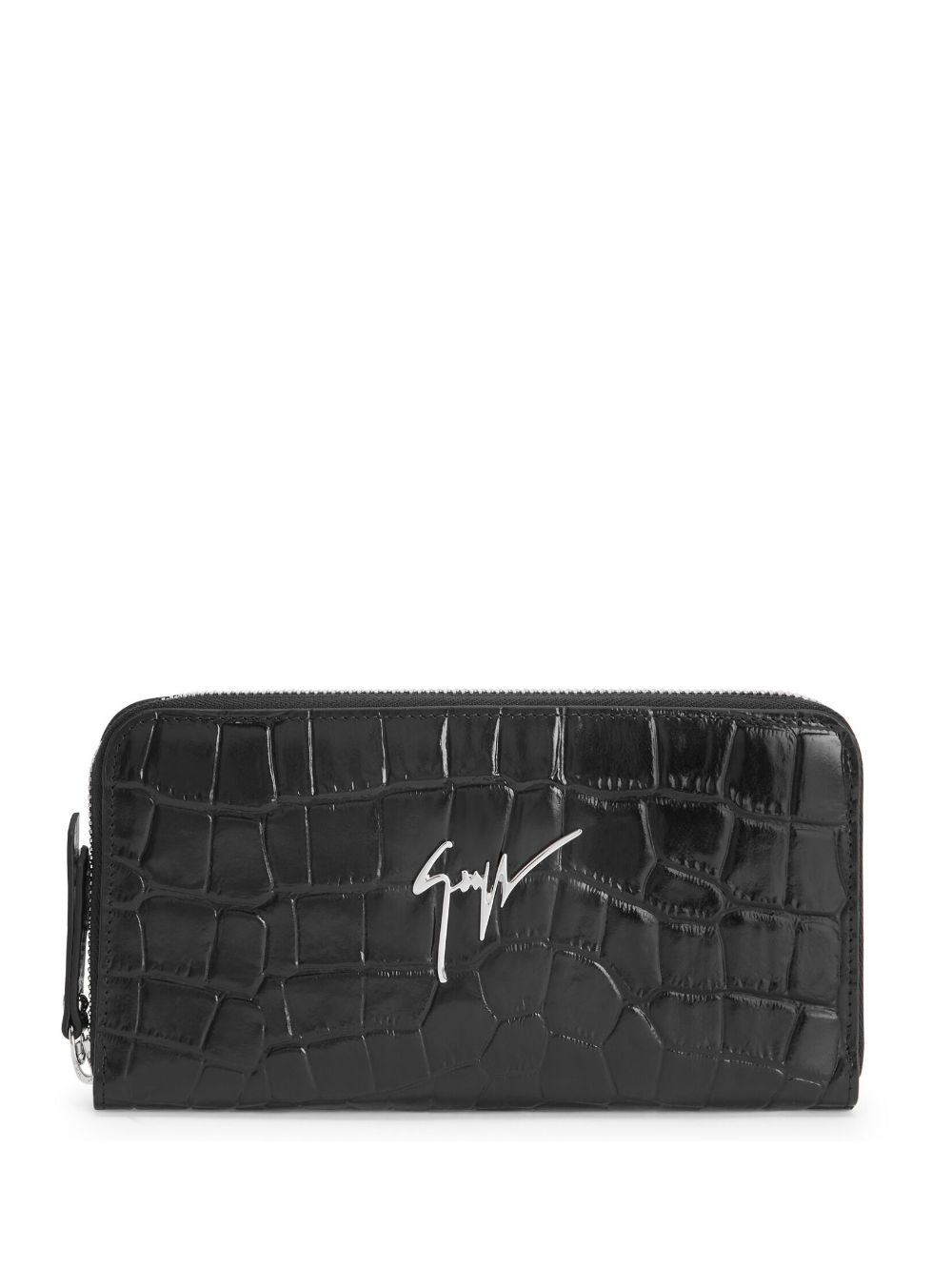 Giuseppe Zanotti Paula logo-print leather wallet - Black von Giuseppe Zanotti