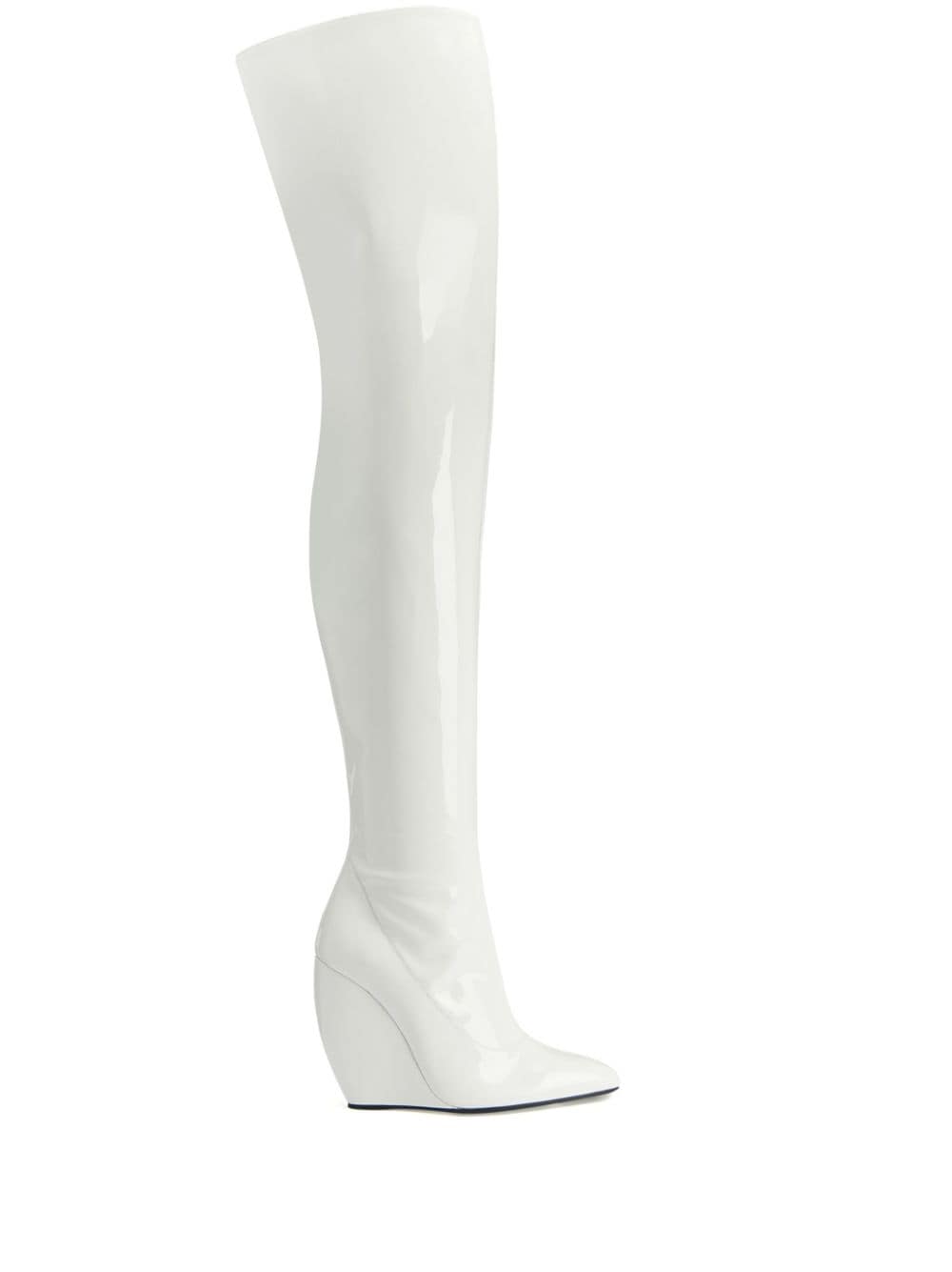 Giuseppe Zanotti Preety 105mm pointed-toe boots - White von Giuseppe Zanotti