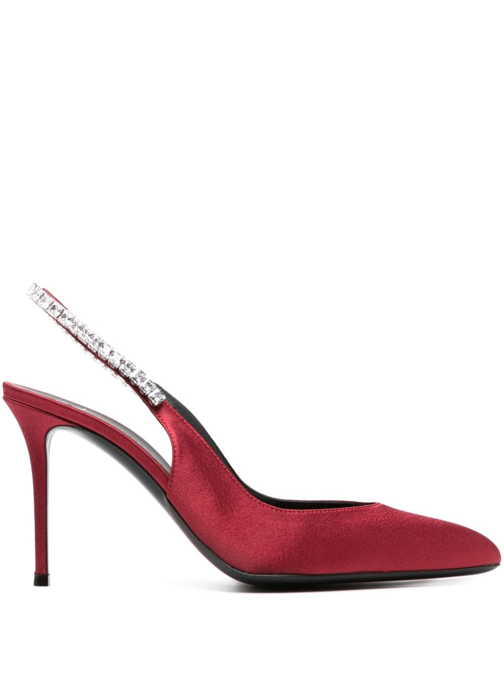 Giuseppe Zanotti Rachyl 90 satin-finish pumps - Red von Giuseppe Zanotti