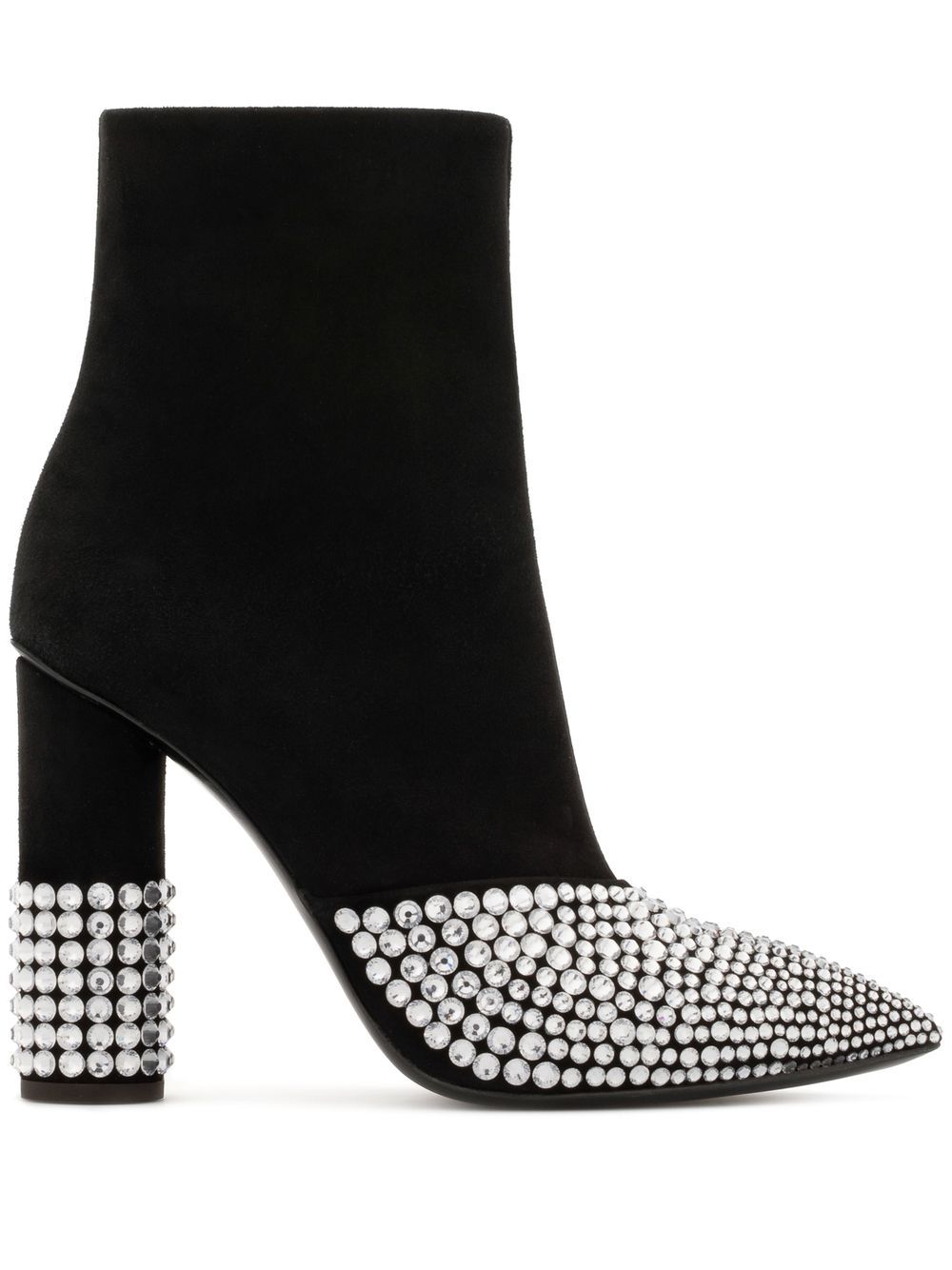 Giuseppe Zanotti Raina crystal-embellished 110mm ankle boots - Black von Giuseppe Zanotti