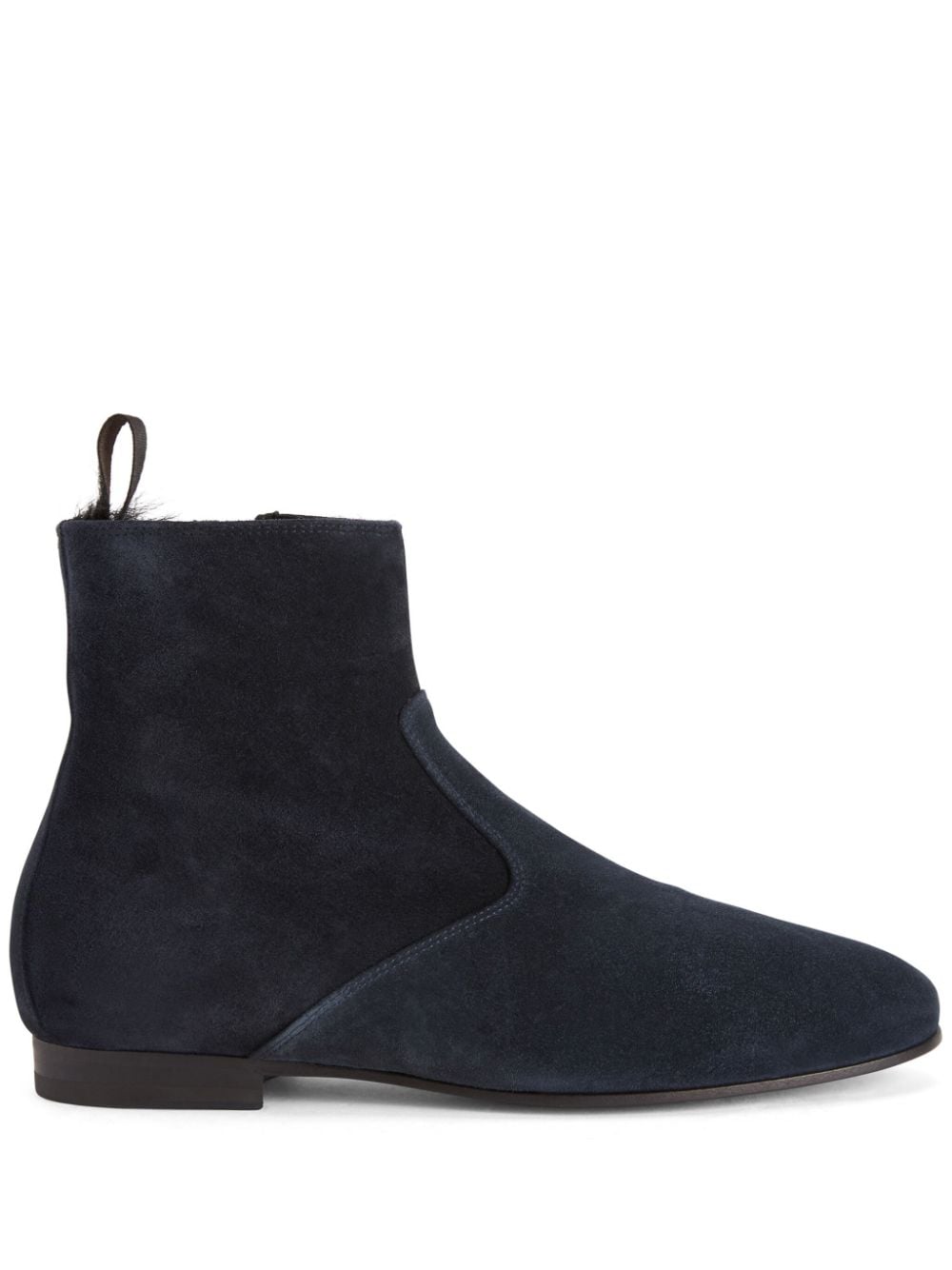 Giuseppe Zanotti Ron almond-toe boots - Blue von Giuseppe Zanotti