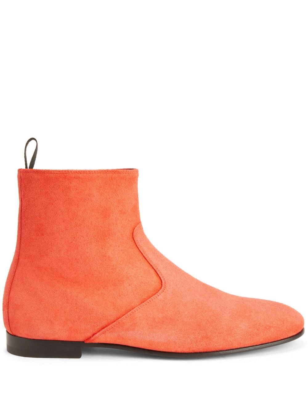 Giuseppe Zanotti Ron suede ankle boots - Red von Giuseppe Zanotti