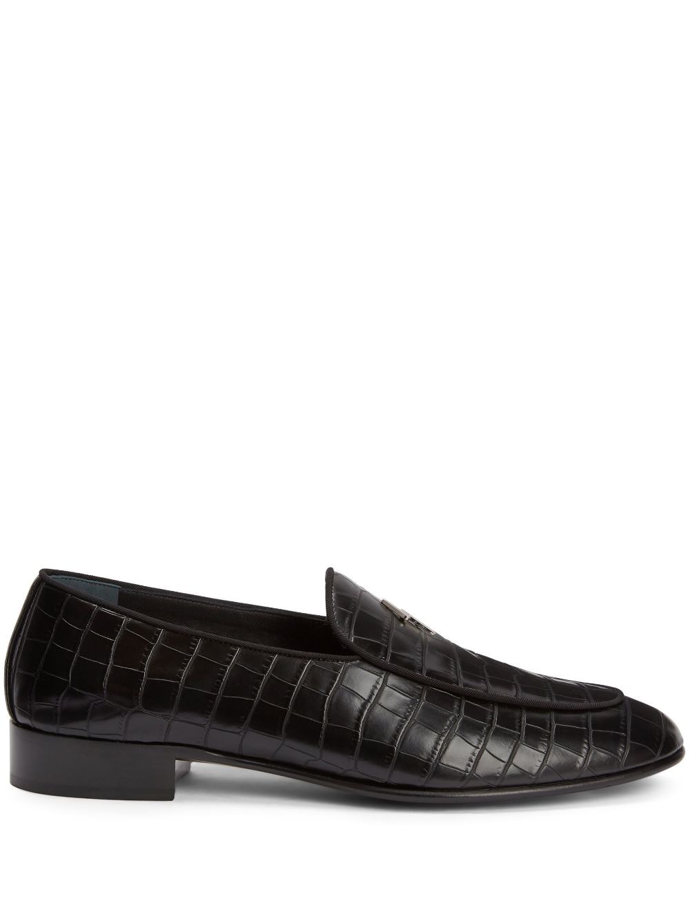 Giuseppe Zanotti Rudolph leather loafers - Black von Giuseppe Zanotti