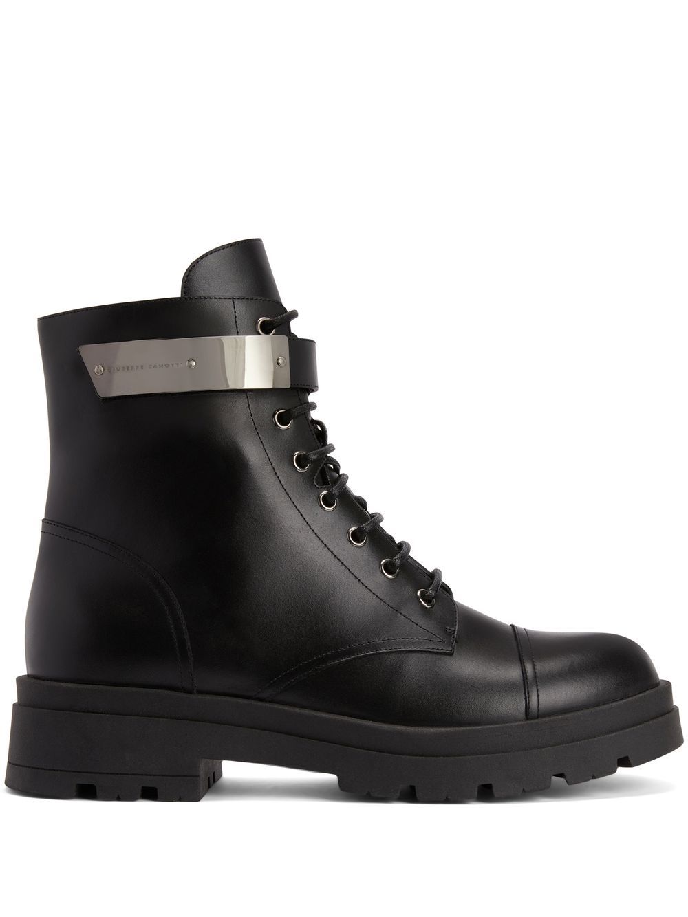 Giuseppe Zanotti Ruger leather ankle boots - Black von Giuseppe Zanotti