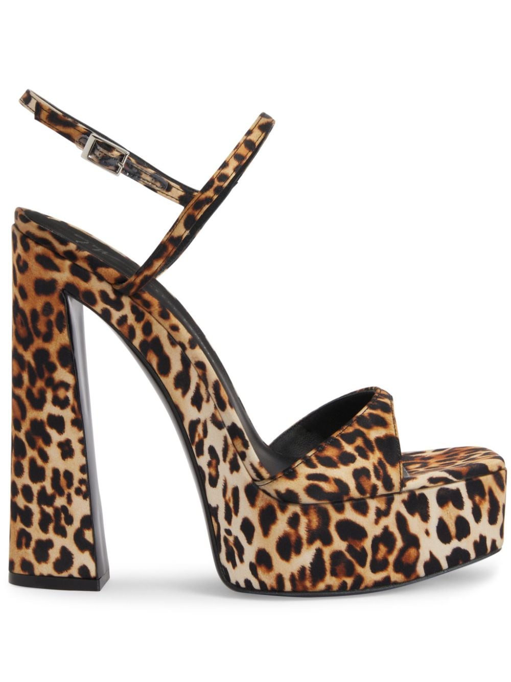 Giuseppe Zanotti Sylvy animal-print platform sandals - Brown von Giuseppe Zanotti