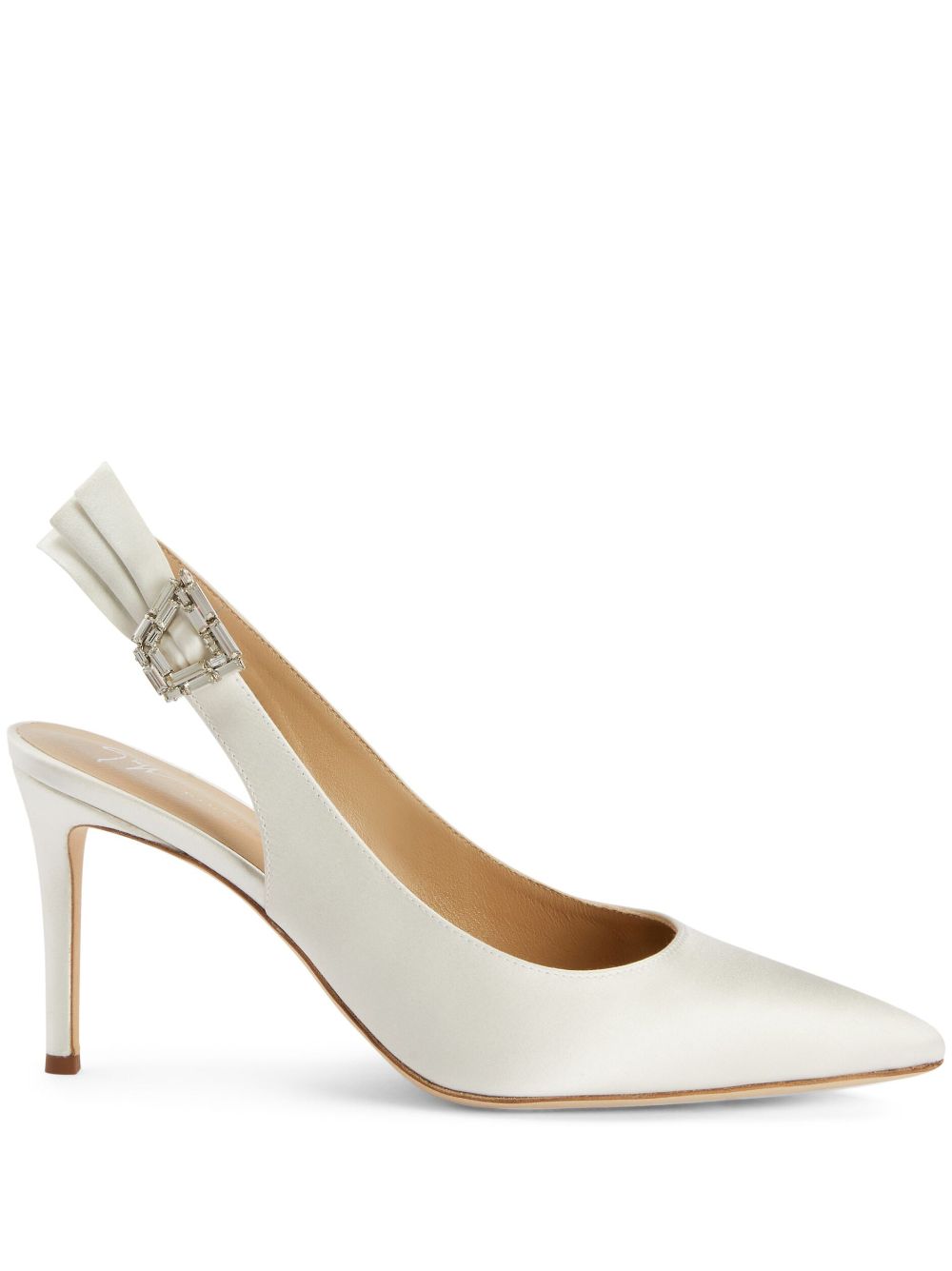 Giuseppe Zanotti Samia leather sandals - White von Giuseppe Zanotti