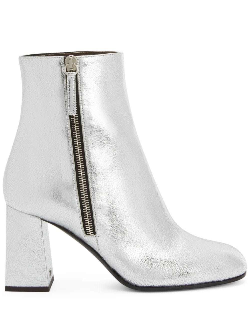 Giuseppe Zanotti Sveva 80mm leather ankle boots - Silver von Giuseppe Zanotti