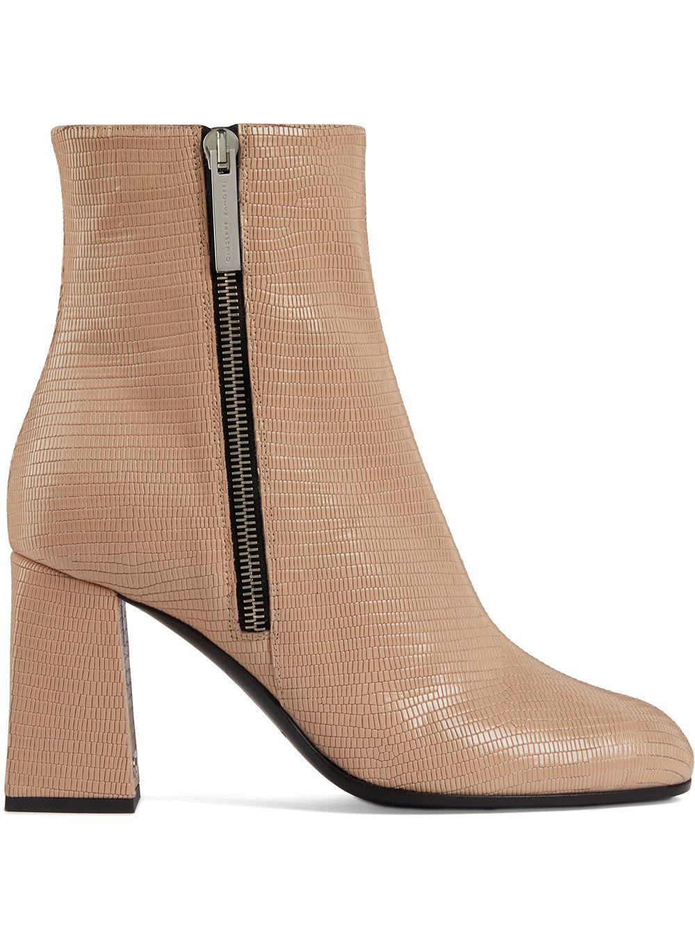 Giuseppe Zanotti Sveva 80mm lizard-effect boots - Pink von Giuseppe Zanotti