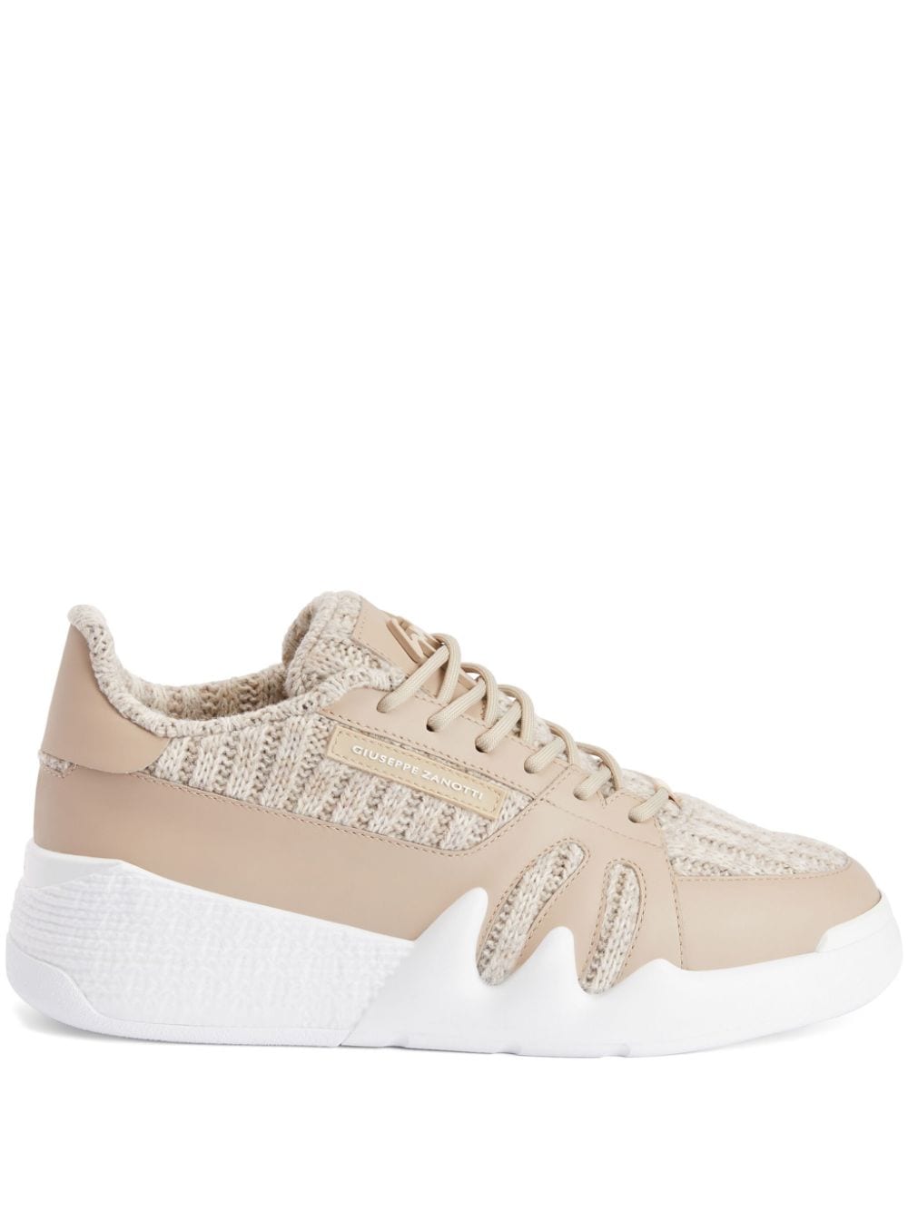 Giuseppe Zanotti Talon logo-patch sneakers - Neutrals von Giuseppe Zanotti