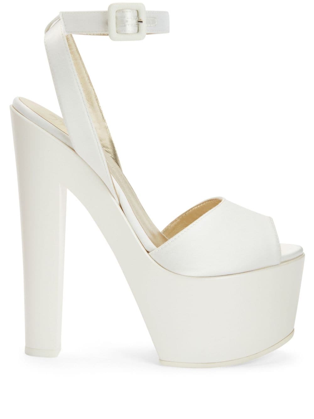 Giuseppe Zanotti Tarifa 65mm leather sandals - White von Giuseppe Zanotti