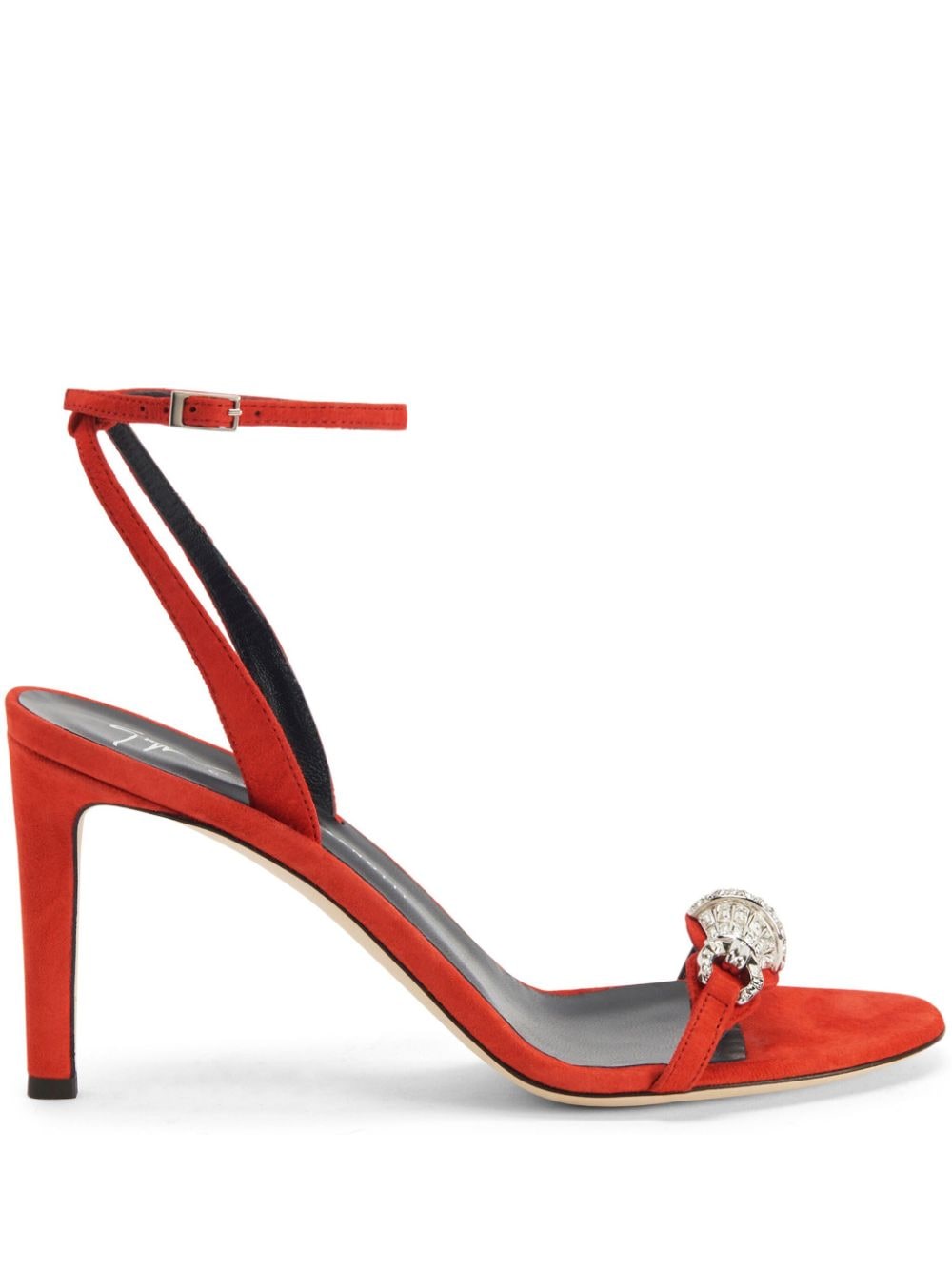Giuseppe Zanotti Thais 85mm suede sandals - Orange von Giuseppe Zanotti