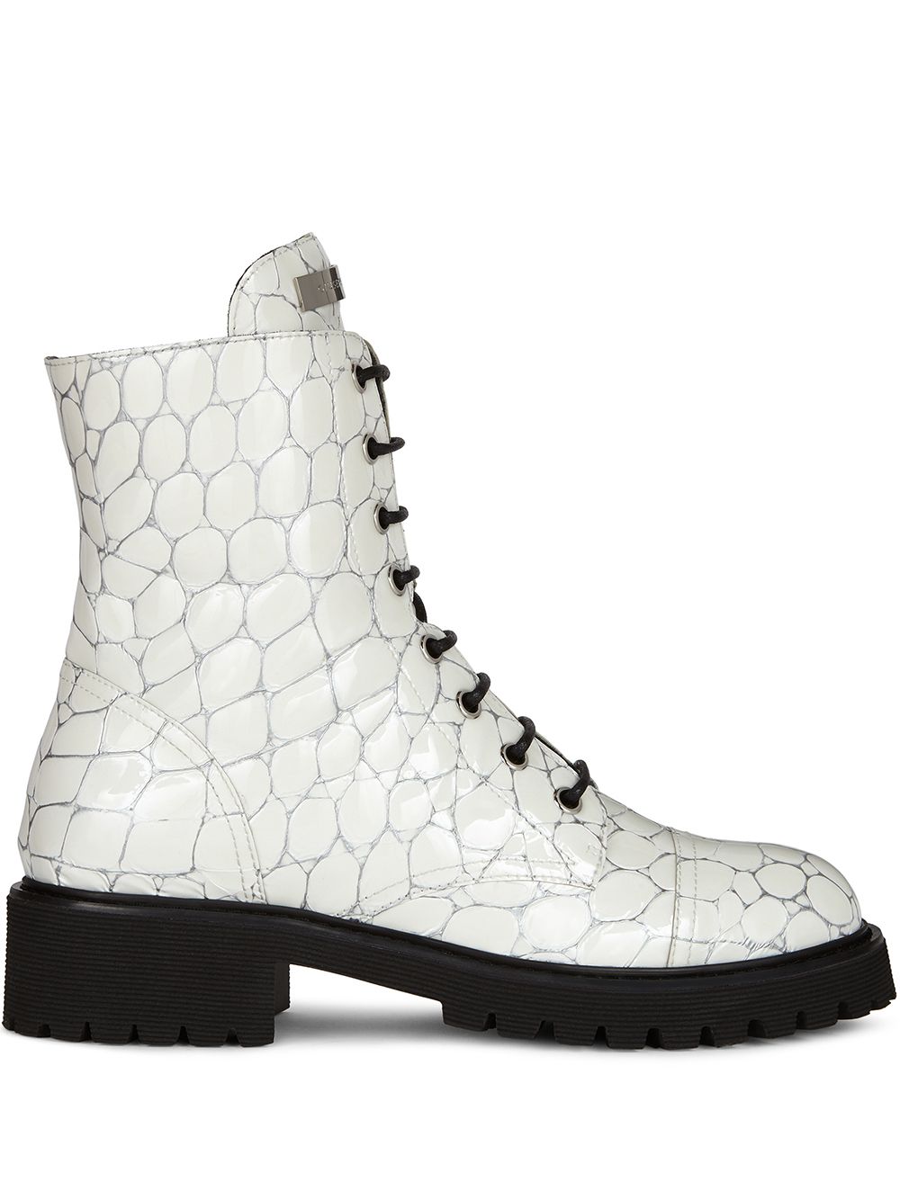 Giuseppe Zanotti Thora lace-up boots - White von Giuseppe Zanotti