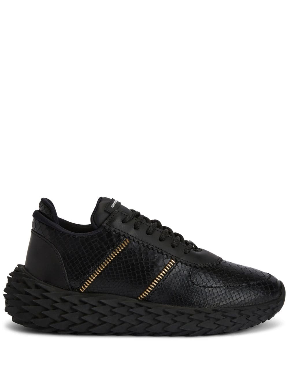 Giuseppe Zanotti Urchin leather sneakers - Black von Giuseppe Zanotti