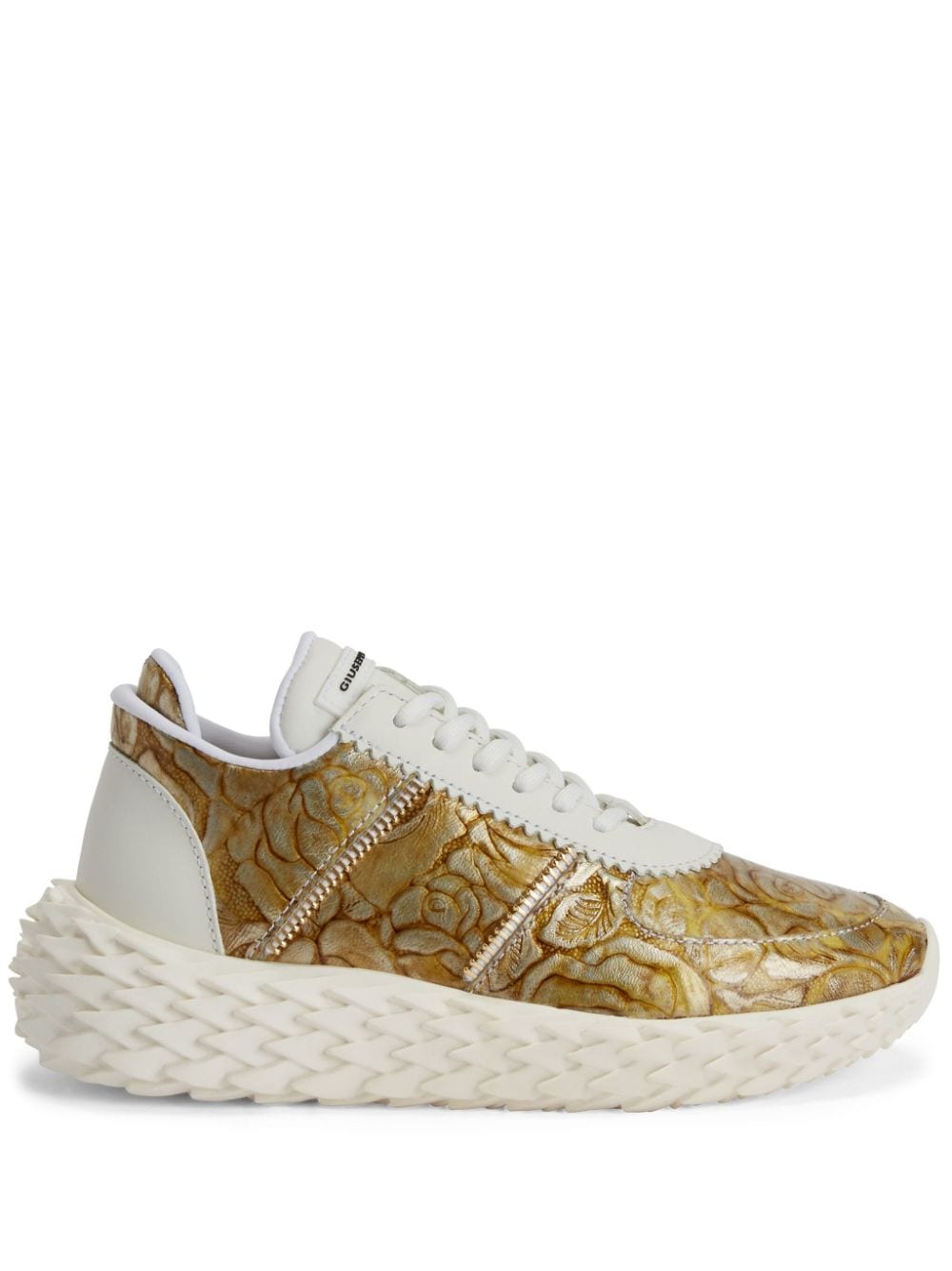 Giuseppe Zanotti Urchin leather sneakers - Gold von Giuseppe Zanotti