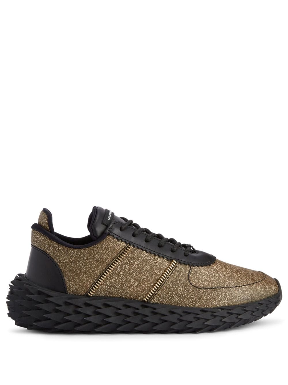 Giuseppe Zanotti Urchin logo-patch sneakers - Gold von Giuseppe Zanotti