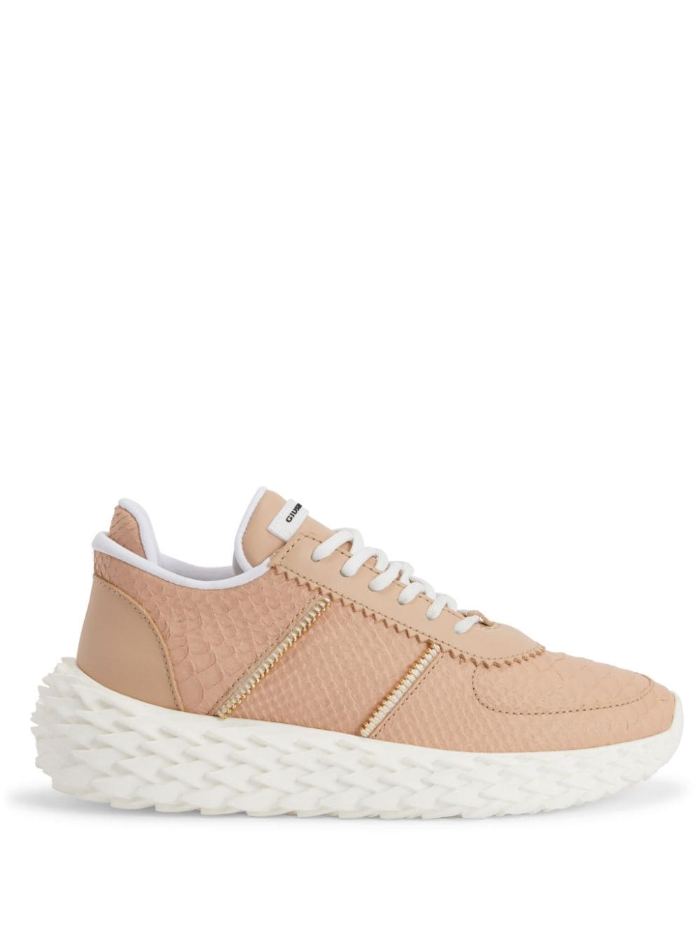 Giuseppe Zanotti Urchin snakeskin-effect sneakers - Pink von Giuseppe Zanotti