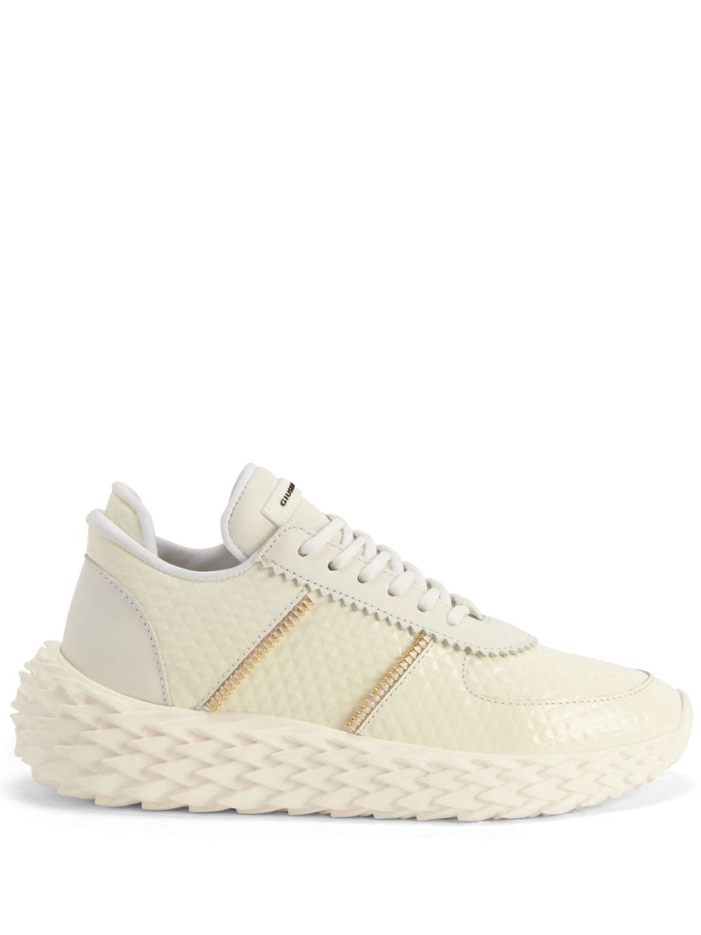 Giuseppe Zanotti Urchin textured-finish sneakers - White von Giuseppe Zanotti