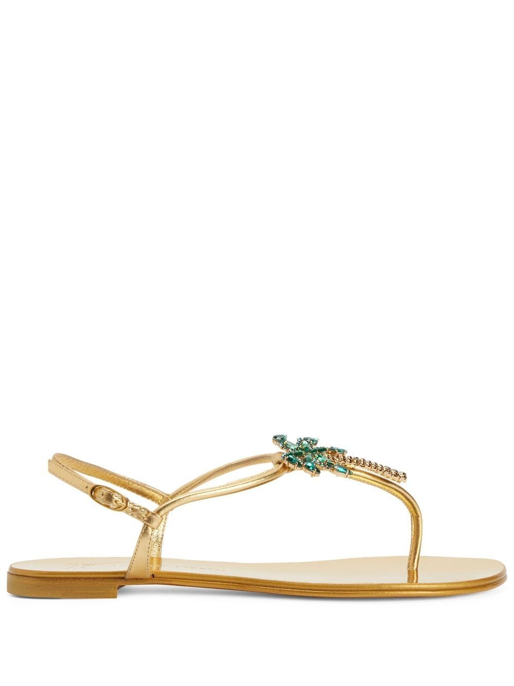 Giuseppe Zanotti Venice Beach flat sandals - Gold von Giuseppe Zanotti