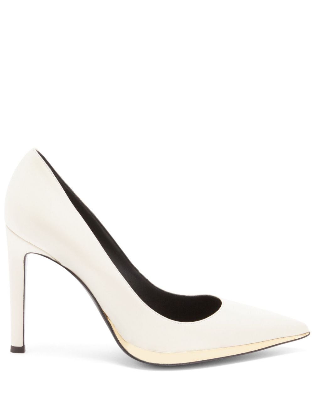 Giuseppe Zanotti Virgyn 105mm leather pumps - White von Giuseppe Zanotti