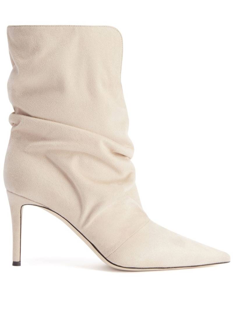 Giuseppe Zanotti Yunah suede 85mm ankle boots - Neutrals von Giuseppe Zanotti