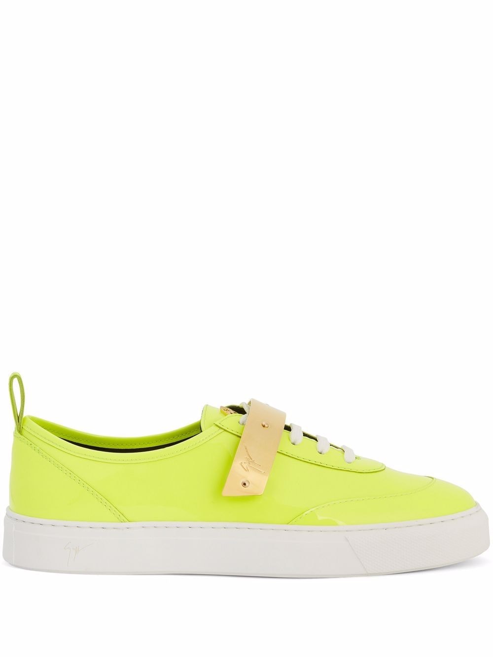 Giuseppe Zanotti Zenas touch-strap sneakers - Yellow von Giuseppe Zanotti