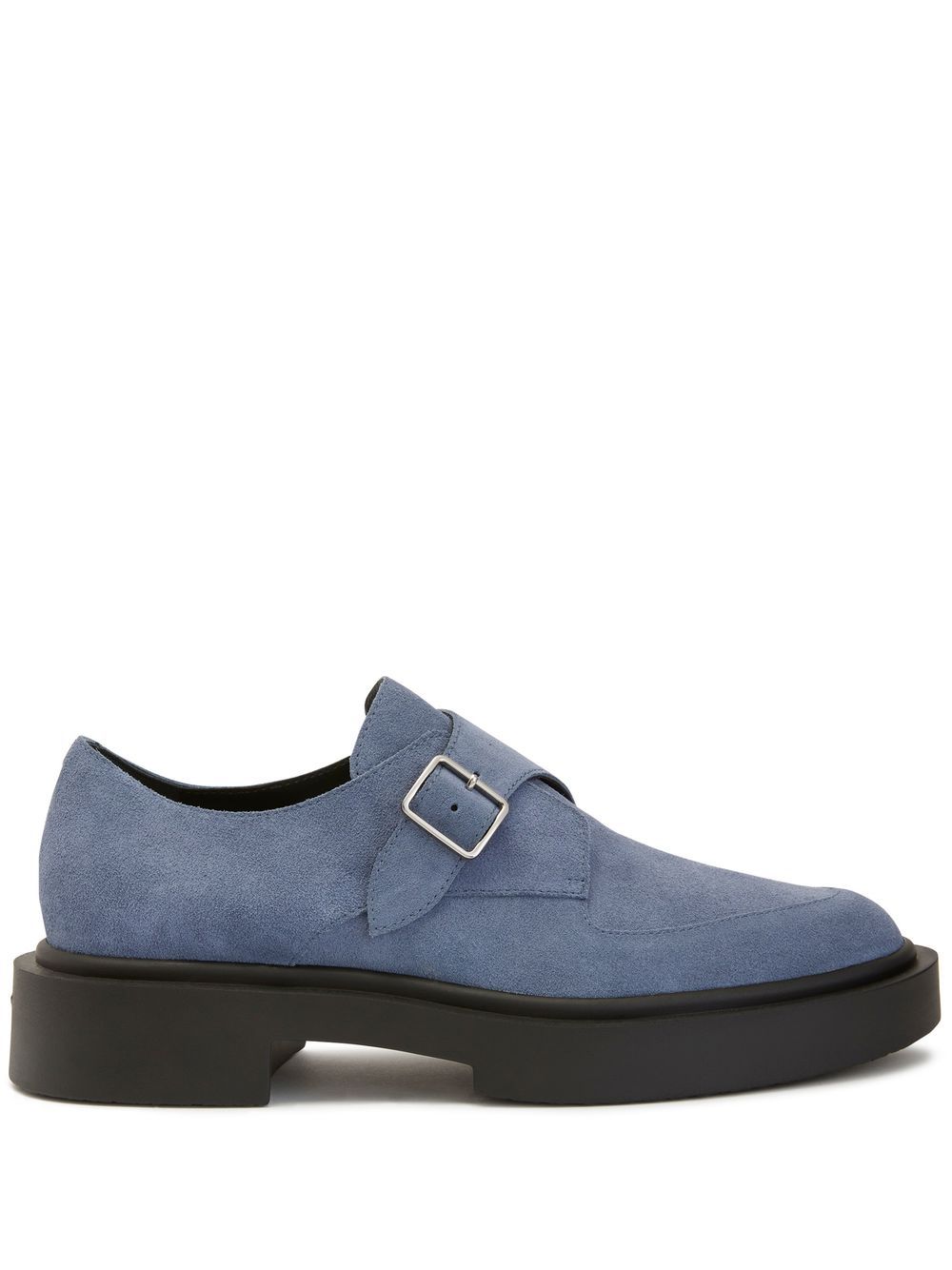 Giuseppe Zanotti buckled suede shoes - Blue von Giuseppe Zanotti