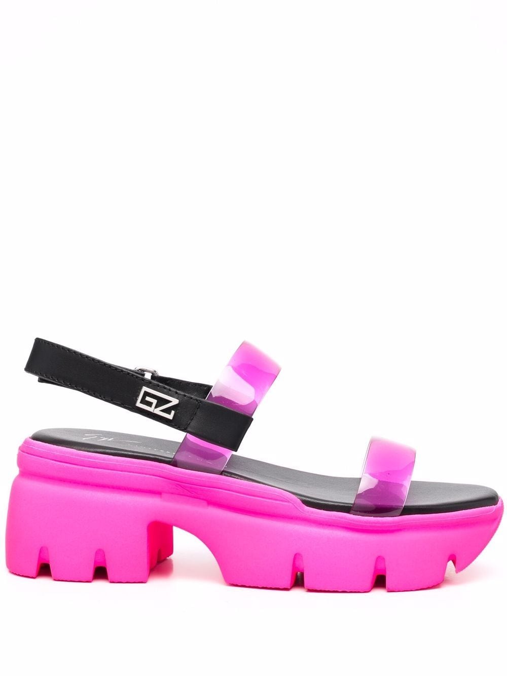 Giuseppe Zanotti chunky open-toe sandals - Pink von Giuseppe Zanotti