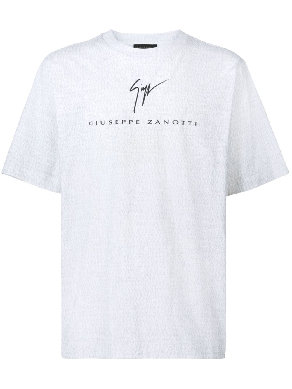 Giuseppe Zanotti digital-print cotton T-shirt - White von Giuseppe Zanotti