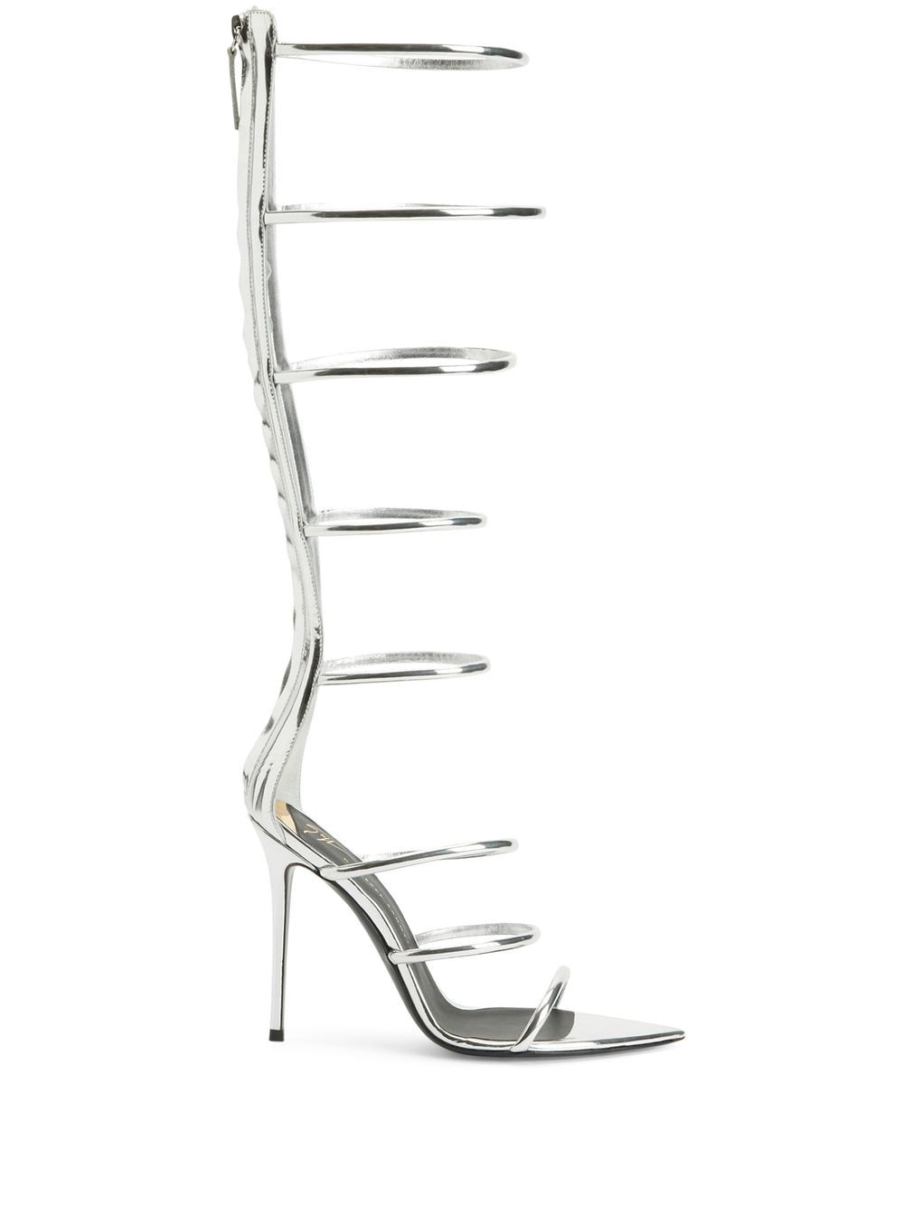 Giuseppe Zanotti 105mm knee-high gladiator sandals - Silver von Giuseppe Zanotti