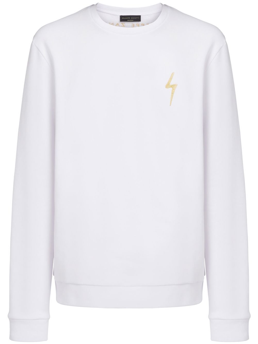 Giuseppe Zanotti logo cotton sweatshirt - White von Giuseppe Zanotti