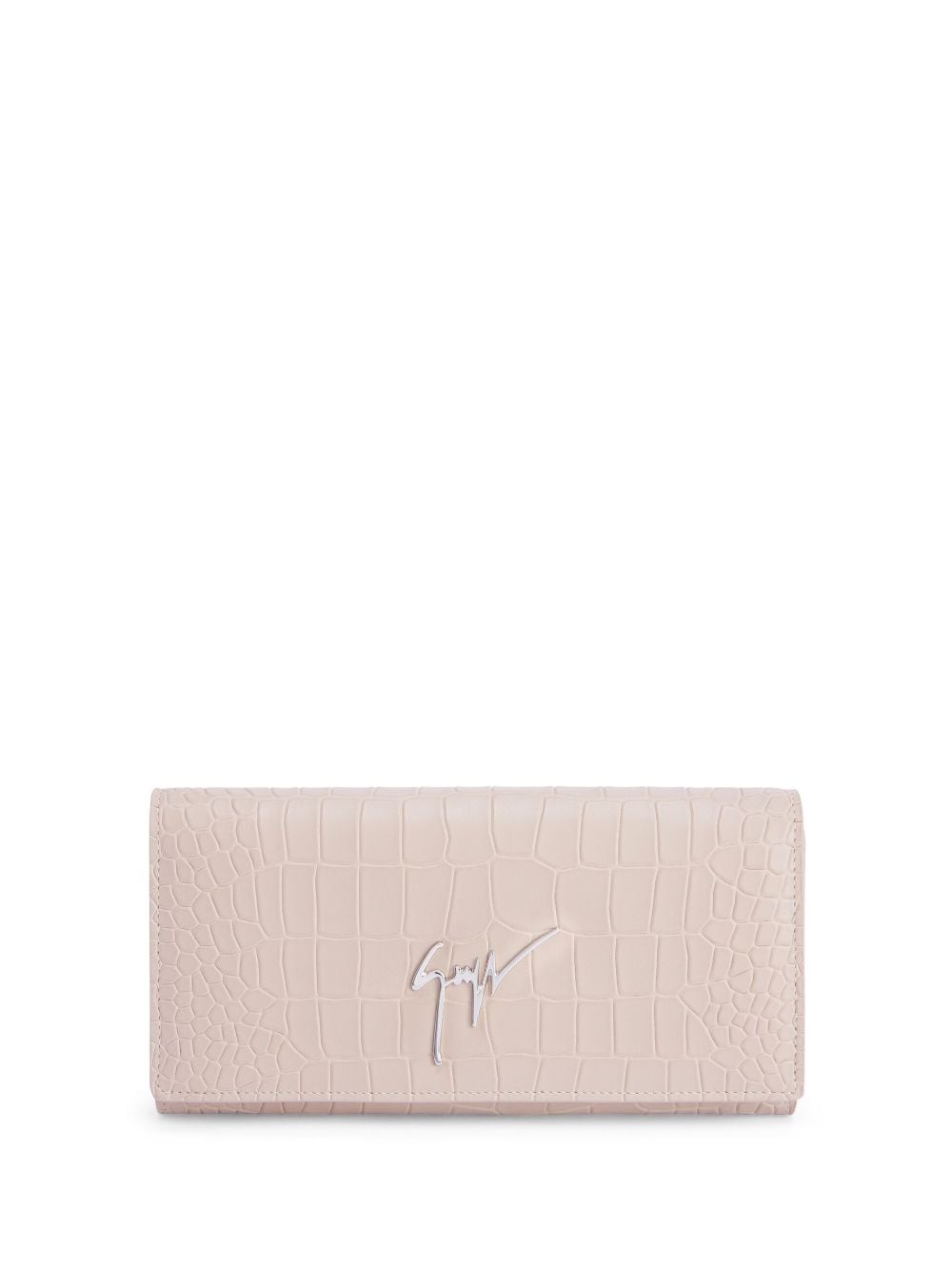 Giuseppe Zanotti logo-plaque leather wallet - Pink von Giuseppe Zanotti