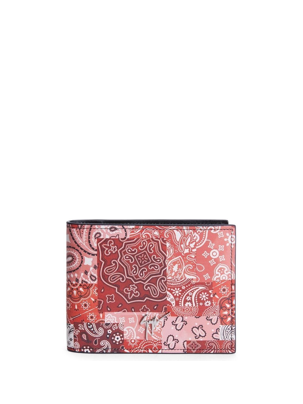 Giuseppe Zanotti paisley-print bi-fold wallet - Red von Giuseppe Zanotti