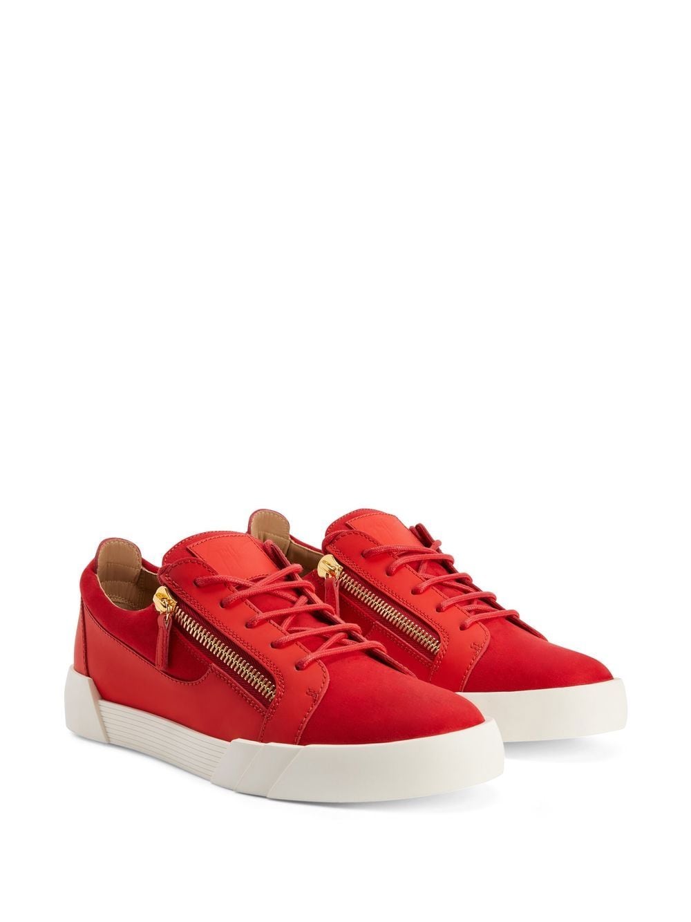 Giuseppe Zanotti panelled low top sneakers - Red von Giuseppe Zanotti