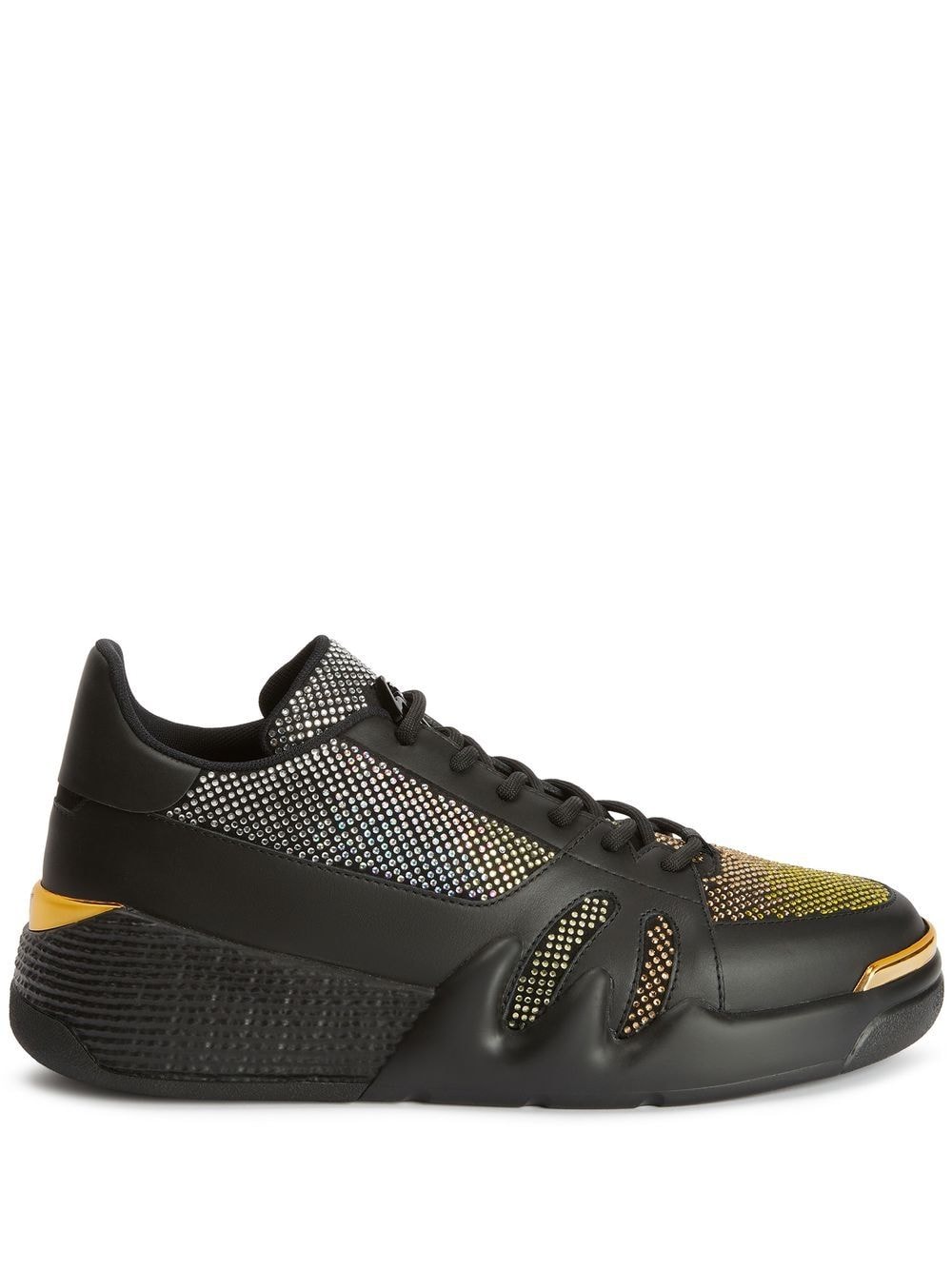 Giuseppe Zanotti rhinestone low-top sneakers - Black von Giuseppe Zanotti