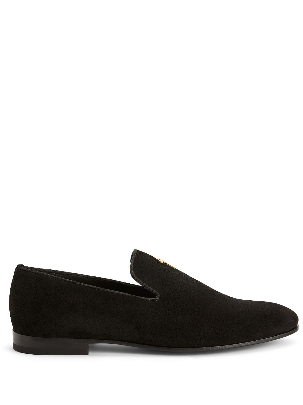 Giuseppe Zanotti slip-on suede loafers - Black von Giuseppe Zanotti