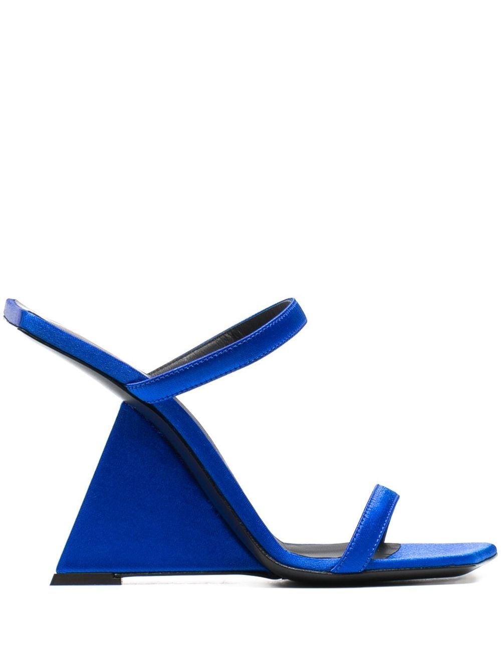 Giuseppe Zanotti square-toe sculpted-heel sandal - Blue von Giuseppe Zanotti