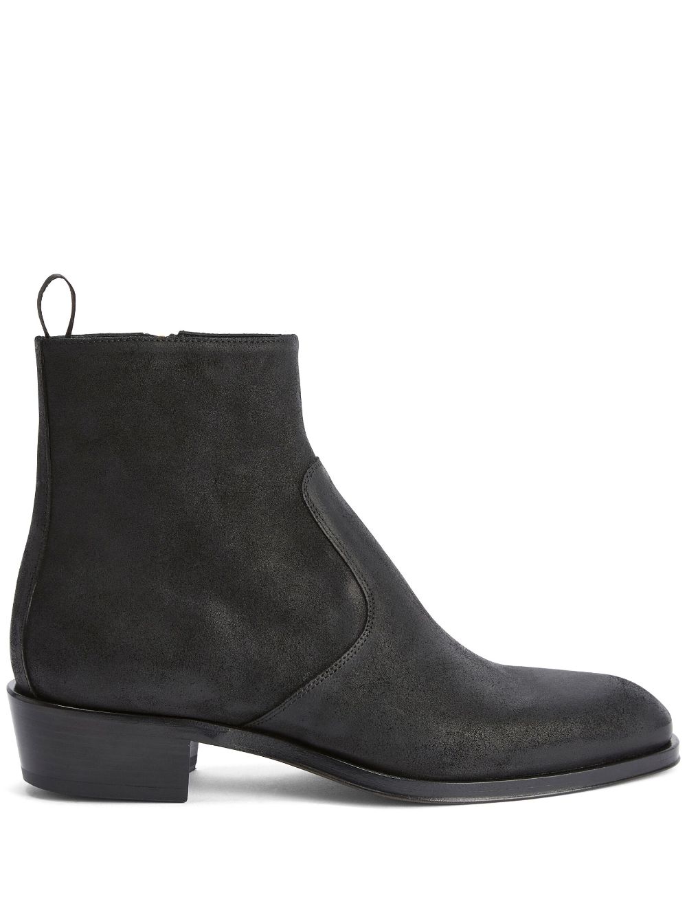 Giuseppe Zanotti suede panelled ankle boots - Black von Giuseppe Zanotti