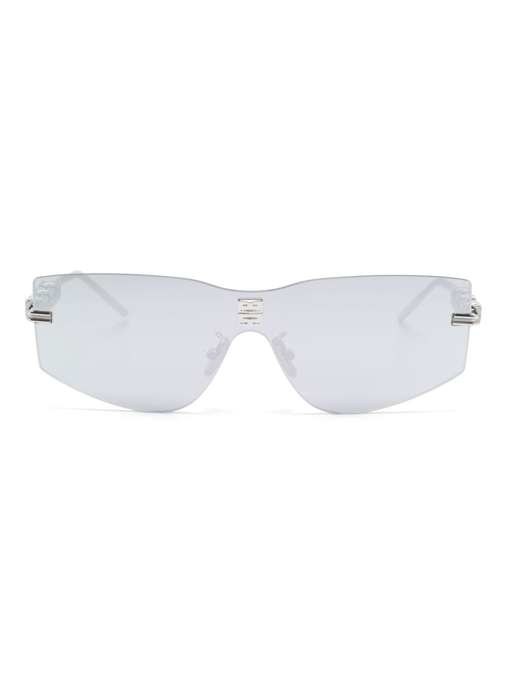 Givenchy 4G-logo detail rectangle sunglasses - Silver von Givenchy