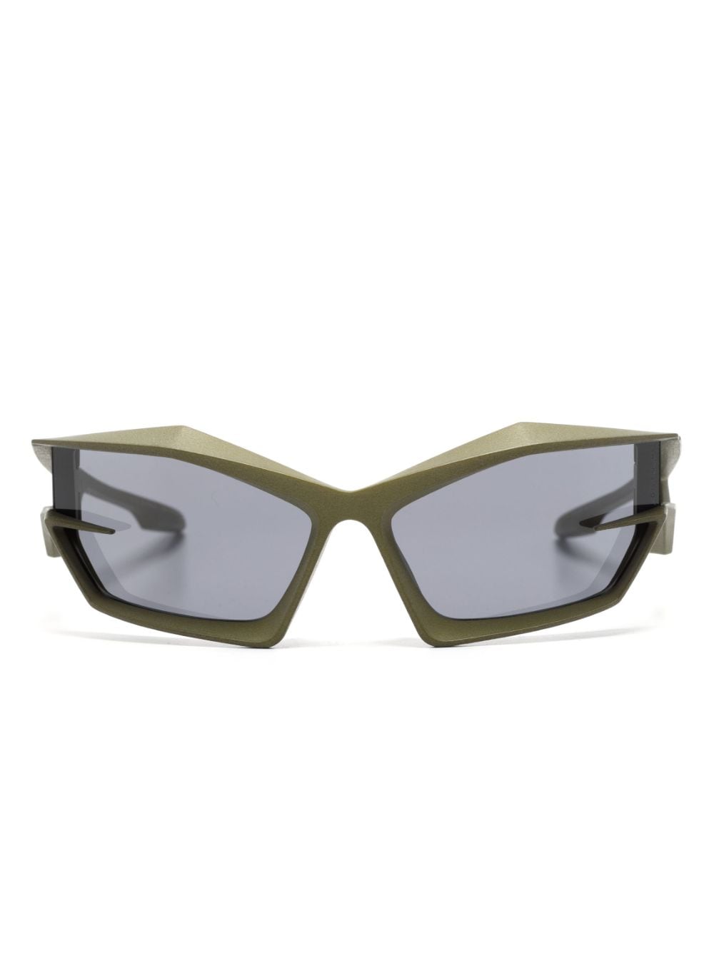 Givenchy Giv Cut shield sunglasses - Green von Givenchy