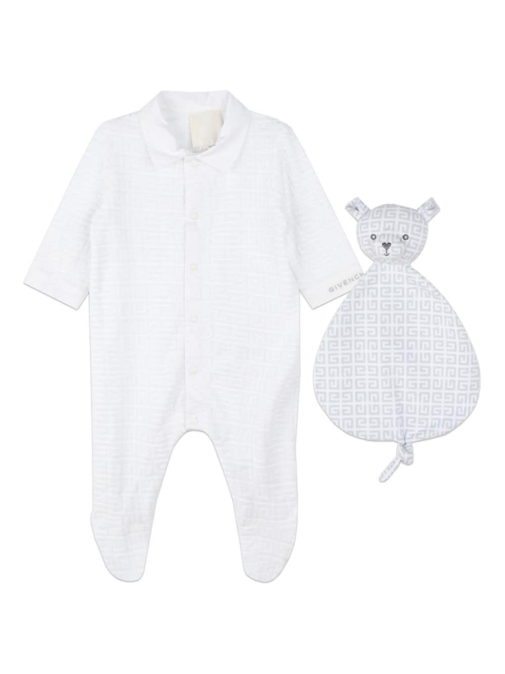 Givenchy Kids 4G cotton pajamas (set of two) - White von Givenchy Kids