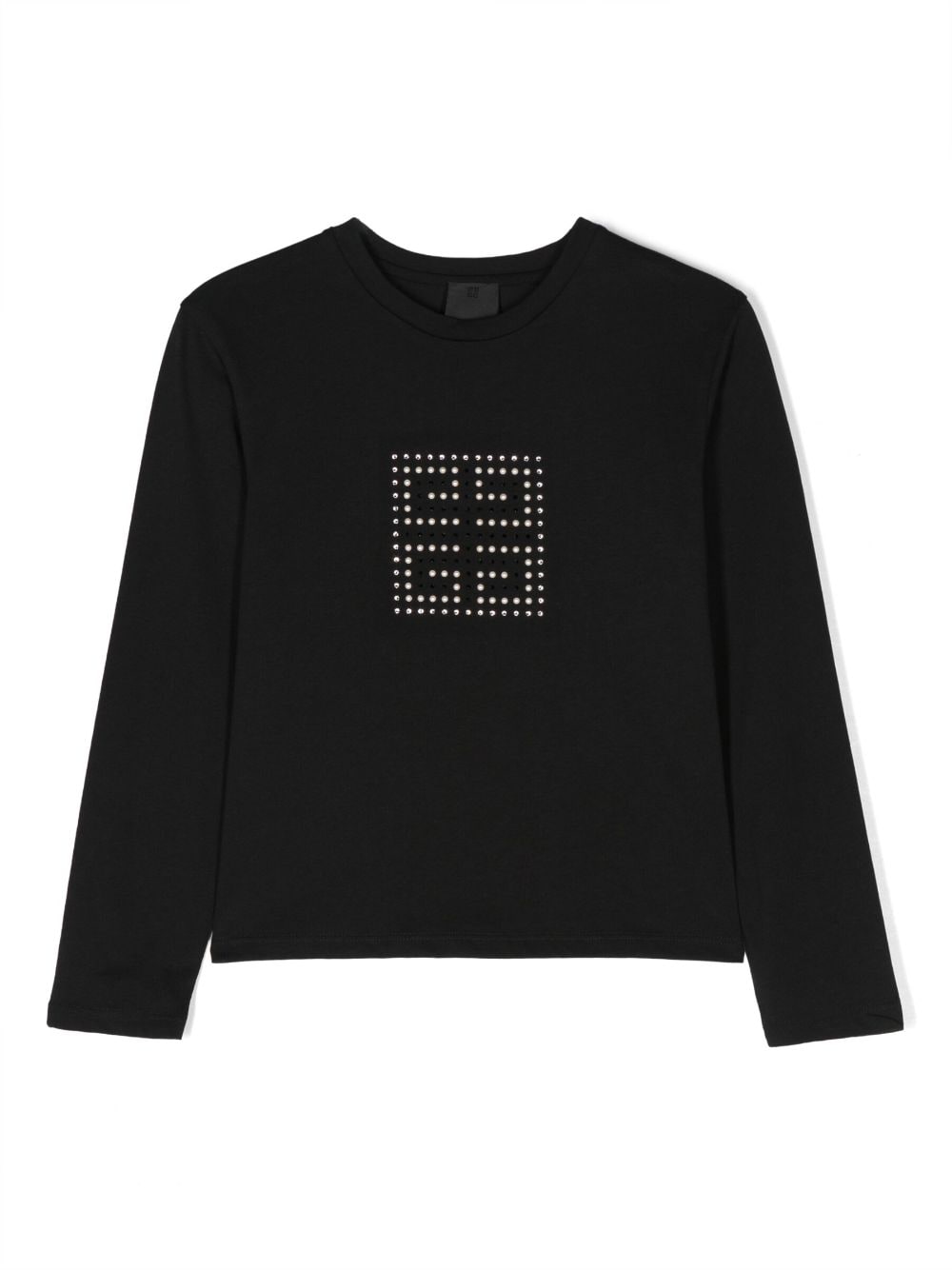 Givenchy Kids 4G crystal-embellished T-shirt - Black von Givenchy Kids