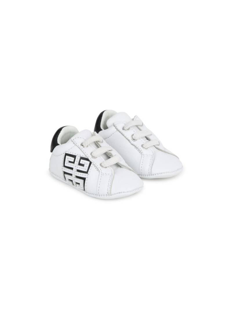 Givenchy Kids 4G leather sneakers - White von Givenchy Kids
